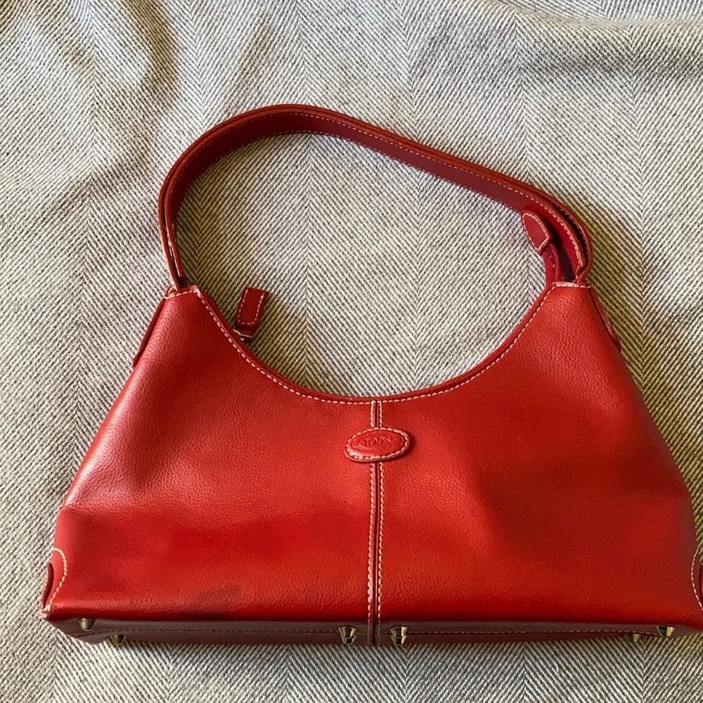 Vintage Tod’s Red Purse
